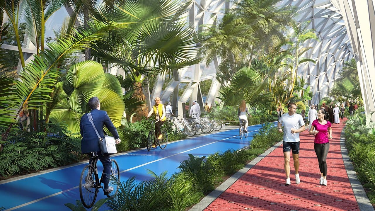 Dubai Plans to Build 93-Kilometer Eco Air-Conditioned Walking Path