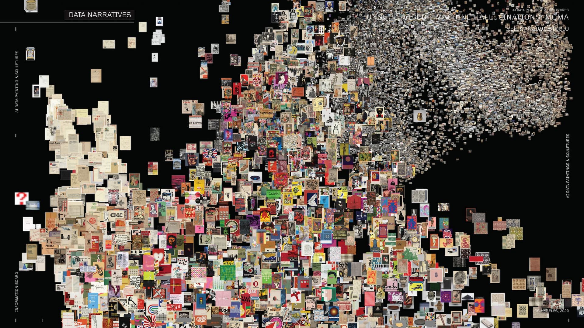 A vast collection of The Museum of Modern Art in the mind of a machine