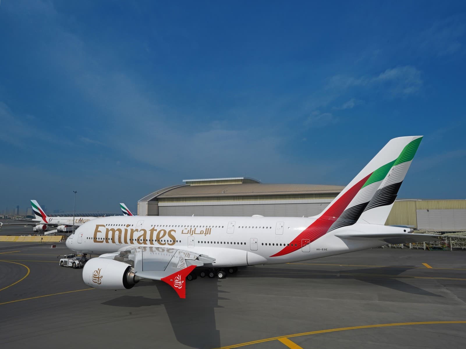 Dubai-based airline Emirates unveiled its redesigned aircraft