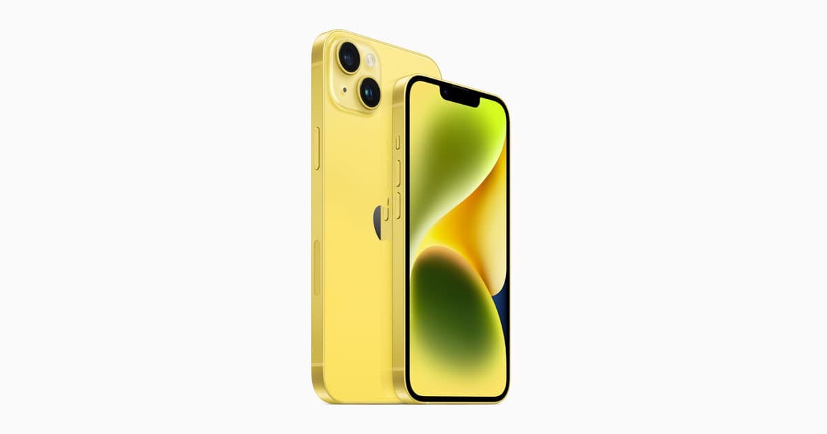 Apple introduces new iPhone 14 and iPhone 14 Plus in a vibrant yellow color